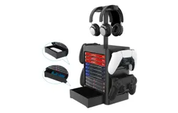 PS5&sol;PS4&sol;Switch&sol;Xbox multifunctional storage stand&comma; game card box handle headset storage display stand