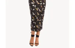 Caballero Carolta Dress In Precious Metal Geo