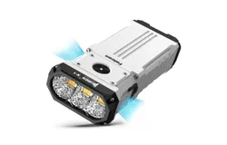 WUBEN X1 Rechargeable Flashlight 12000 Lumens&comma; Super Bright Tactical Flashlights&comma; Fast Charging 7 Light Modes Programmable&comma; IP55 Waterproof High Powered Flashlights for Emergency&comma; Rescue&comma; Inspection