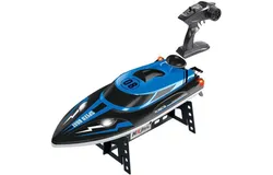 RC Boat&comma; Speed 25KM&sol;H High Speed RC Boat with Low Battery Reminder&comma; 2&period;4 GHz Electric RC Toy Boat&comma; Suitable for Swimming Pools and Lakes