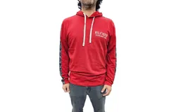 Tommy Hilfiger Long Sleeve Hoodie In Currant