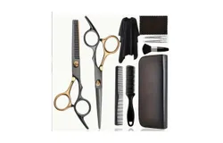 Fcysy Professional Barber Shears Set with Hair Scissors Thinning Shears-10 piece set-