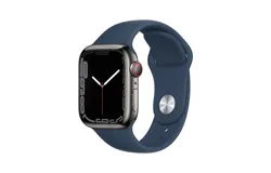 Apple Watch Series 7 &lpar;GPS&comma; 45MM&rpar; -Graphite Aluminum Case with Starlight Sport Band &lpar;Renewed Premium&rpar;