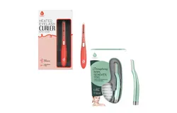 Pursonic Beauty Duo Bundle – Heated Eyelash Curler with Comb &plus; Precision Dermaplaning Hair Remover Tool for Flawless Lashes and Smooth Skin