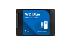 Western Digital WD Blue SA510 1TB SATA Internal Solid State Drive SSD - SATA III 6 Gb&sol;s&comma; 2&period;5"&comma; Up to 560 MB&sol;s - WDS100T3B0A