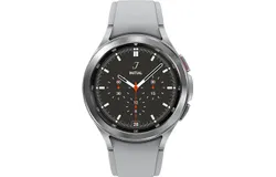 SAMSUNG Galaxy Watch 4 Classic 46mm Smartwatch with ECG Monitor Tracker for Health&comma; Fitness&comma; Running&comma; Sleep Cycles&comma; GPS Fall Detection&comma; Bluetooth&comma; US Version&comma; Silver