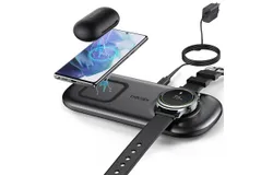 QI 2-in-1 Wireless Charger Multi-function 10W Slim Wireless Charger for Samsung Watch Charger
