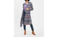 Fdj Long Cardigan In Multi