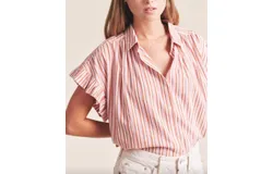 Trovata Marianne B Top In Tanner Stripe