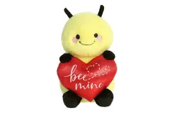 Aurora® Witty JUST SAYIN&apos;™ 22&period;9cm Bee Mine Bee™ Yellow Stuffed Animal