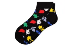 Leaf Pattern Women Ankle Cotton Socks