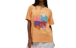 Daydreamer Pink Floyd W&period;y&period;w&period;h&period; Merch Tee In Peach