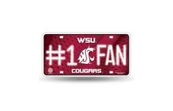 NCAA Washington State Cougars License Plate