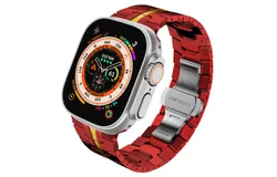 Apple Watch Solid integrated stainless steel strap applewatch9Ultra Iron Man metal strap