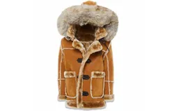 Jordan Craig Kids Denali Shearling Jacket In Cognac
