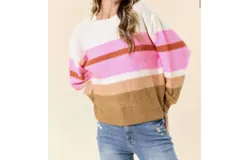 Lovely Melody Let&apos;s Get Lost Sweater In Multi