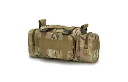 Fishing Bag Fishing Tackle Bag with Rod Holder Water-Resistant Waist Fishing Bag Fishing Gear Bag for Outdoor
