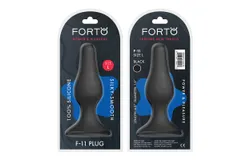 Forto F-11 Lungo Silicone Plug Lrg Blk