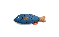 Potaroma Cat Toys Fish&comma; 3 Pcs Crinkle Sound Catnip Toys Soft Linen&comma; Interactive Kitten Exercise Kicker Toys for Indoor Cats for All Breeds