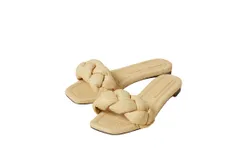 Loeffler Randall Joanna Flat Sandal In Natural