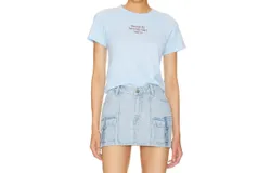 The Mayfair Group Astrology Baby Tee In Ice