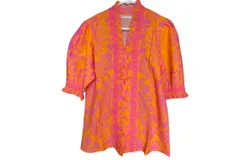 Lola Australia Ocean Shirt In Pineapple
