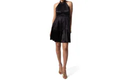 Monica Nera Harper Mini Dress In Black