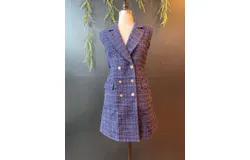 Taylor Tillman Tiff Dress In Navy