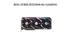 ASUS ROG Strix GeForce RTX™ 3050 8GB GDDR6 Raptor gaming graphics card