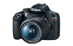 Canon EOS Rebel T7 24&period;1MP Digital SLR Camera with EF-S 18-55 IS II Lens - Refurbished