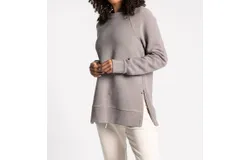 Thread & Supply Maggie Top In Driftwood Heather