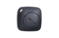 2 Pack&comma;Key Finder&comma;Bluetooth GPS Items Tracker with Holder & Keychains&comma;IPX8 Waterproof Locator & Works with &apos;Apple Find My&apos;&lpar;iOS only&rpar;&comma;Case Compatible with Airtag&comma;Music Reminder for Kids&comma;Pets&comma;Keys-BLACK