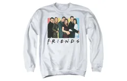 Friends Cast Logo Adult Crewneck Sweatshirt