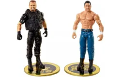 Figuras de plato de enfrentamiento de campeonato WWE British Bulldog vs Big Boss Man Mattel