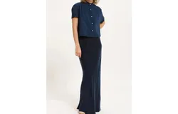 Cali Dreaming Meier Maxi Skirt In Navy