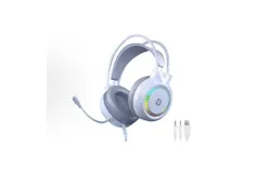 HP H220 Colorful Lighting Multi-color Optional E-sports Game Business Office General Headset Wired Headphones