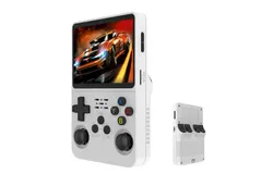 2023 R63S Mini Game Machine 128G&comma; Open Source&comma; Retro Arcade Games&comma; Retro Handheld Console&comma; Dual System Android and Linux&comma; 3D 4K TV HD Video Output&comma; Bulit-in 6000 Games with 15000 TF Card Game-White（NEW）