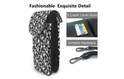 3d Look Soccer Balls Pu Leather Crossbody Phone Bag Card Slots Flip Phone Purse With Adjustable Strap 7&period;6x4&period;9inch