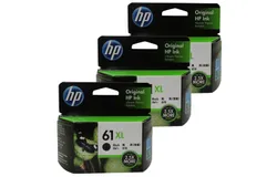 3x HP 61XL Black Ink Cartridge CH563WA &lpar;480 Pages&rpar;