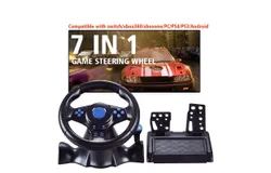 Game console for switch&sol;xbox one&sol;360&sol;PS4&sol;PS2&sol;PS3&sol;PC racing game 7-in-1 steering wheel