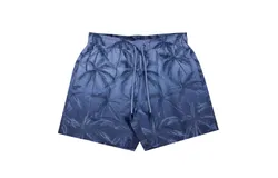 Hugo Boss Men&apos;s Zen Ombre Palm Tree Print Swim Shorts&comma; Blue