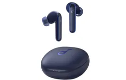 ANKER Bluetooth Wireless Headset with Noise Cancellation&comma; Waterproof Bluetooth Headset&comma; Stereo Earbuds for Sports and Work Dark blue New