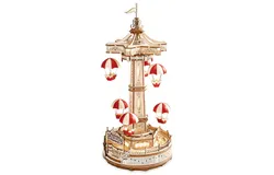 DIY 3D Electro Mechanical Puzzle - Electro Mechanical Parachute Tower 184Pcs