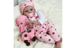 CHAREX Reborn Baby Dolls - 22 inches Realistic Newborn Soft Vinyl Baby dolls Toy for Kids Age 3&plus;