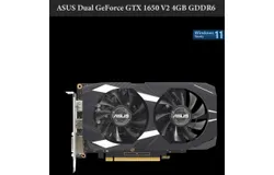 ASUS DUAL-GTX1650-4GD6-P-V2&colon; ASUS Dual GeForce GTX 1650 V24GBGDDR6 brings a smooth experience of high-definition image quality and high refresh rate，Renovation