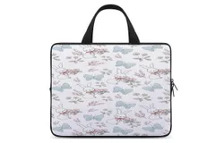 Cute Rabbit Pattern Laptop Bag Women Man 10 12 13 15 17 Inch Office Notebook Travel Computer Handbag Waterproof Bag Notebook Cover