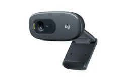 Logitech C270 HD Webcam&comma; 720p&comma; Widescreen HD Video Calling&comma;Light Correction&comma; Noise-Reducing Mic&comma; For Skype&comma; FaceTime&comma; Hangouts&comma; WebEx&comma; PC&sol;Mac&sol;Laptop&sol;Macbook&sol;Tablet - Black