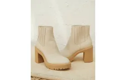 Dolce Vita Caster H2O Booties In Ivory