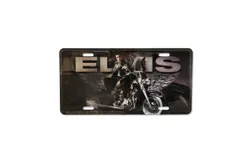 Elvis Presley Motorcycle License Plate