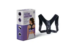 Adjustable Posture Corrector Upper Back&comma; Neck and Clavicle Support